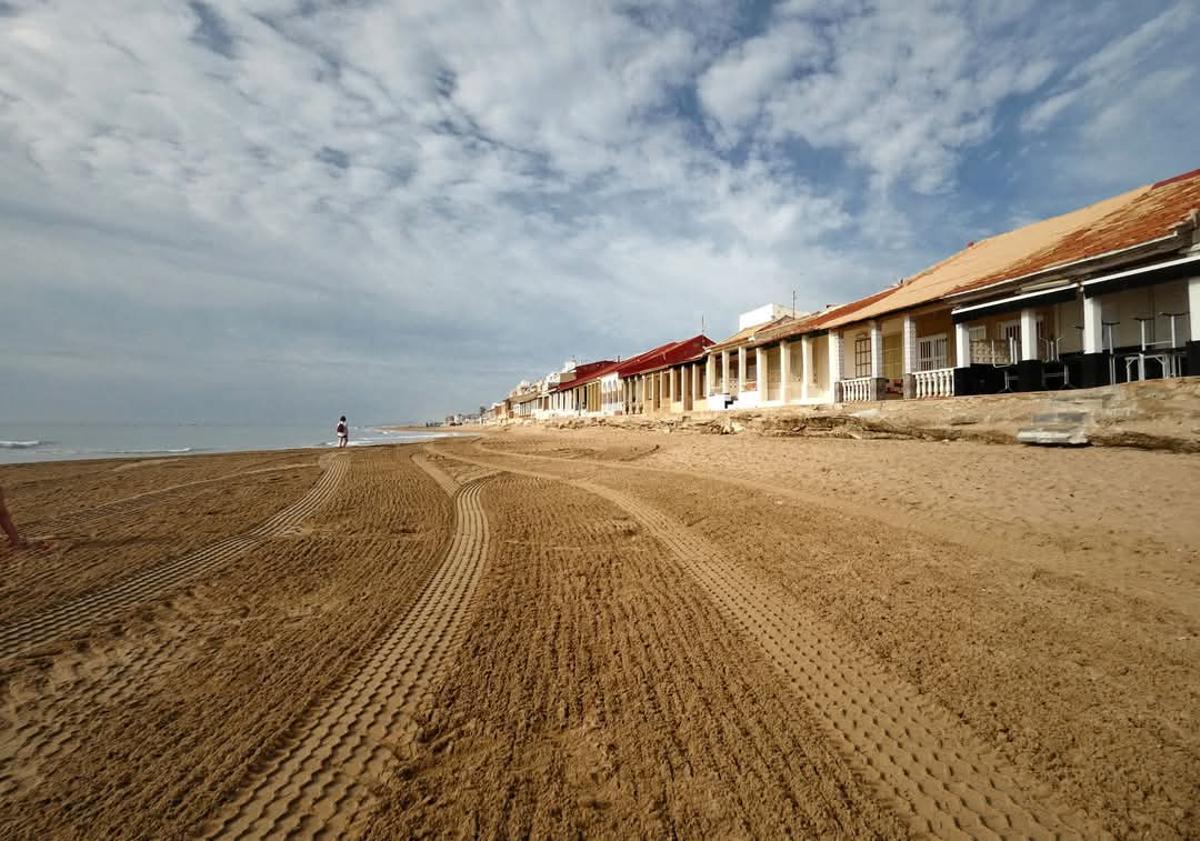 Las casas de Playa Babilonia en Guardamar del Segura
