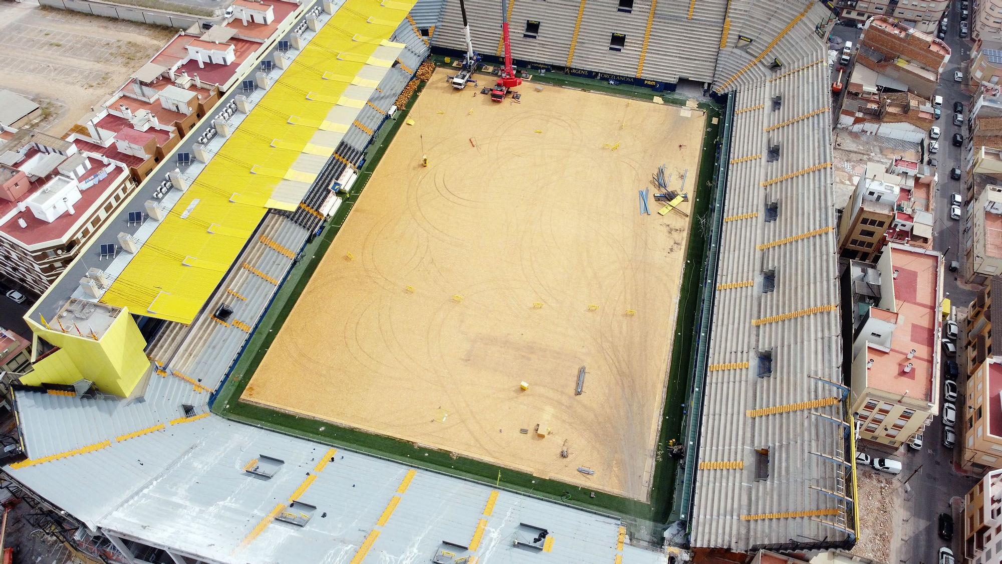 Así está siendo el inicio de las obras del Estadio de la Cerámica