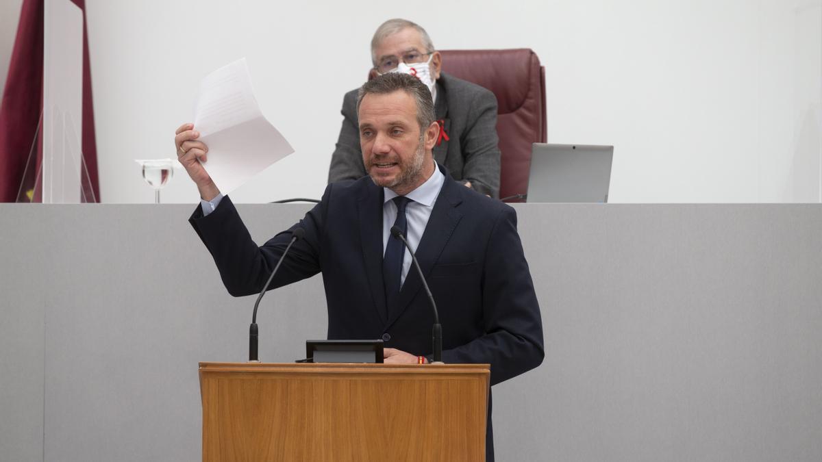 Joaquín Segado, hoy en la Asamblea