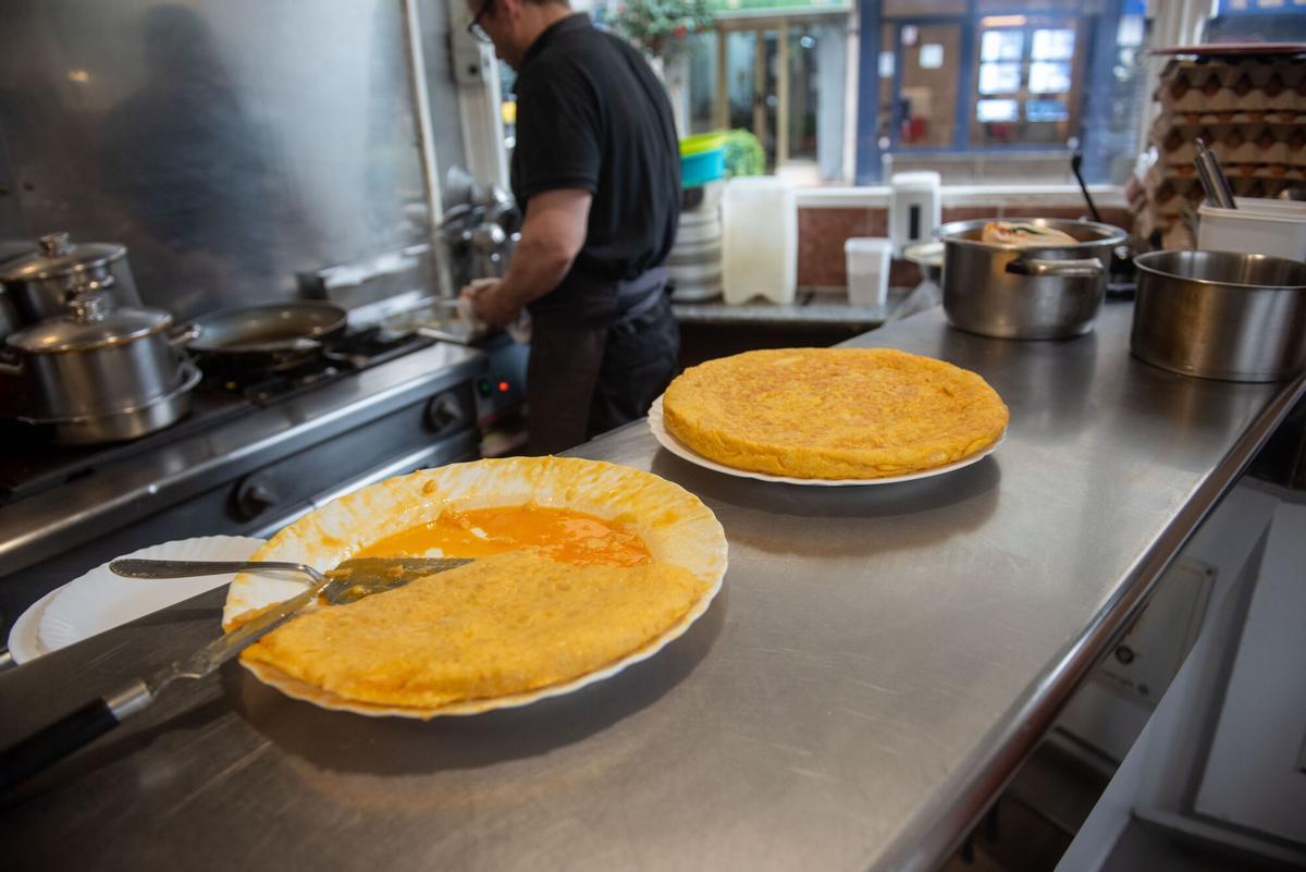 La tortilla del bar Pontejos.