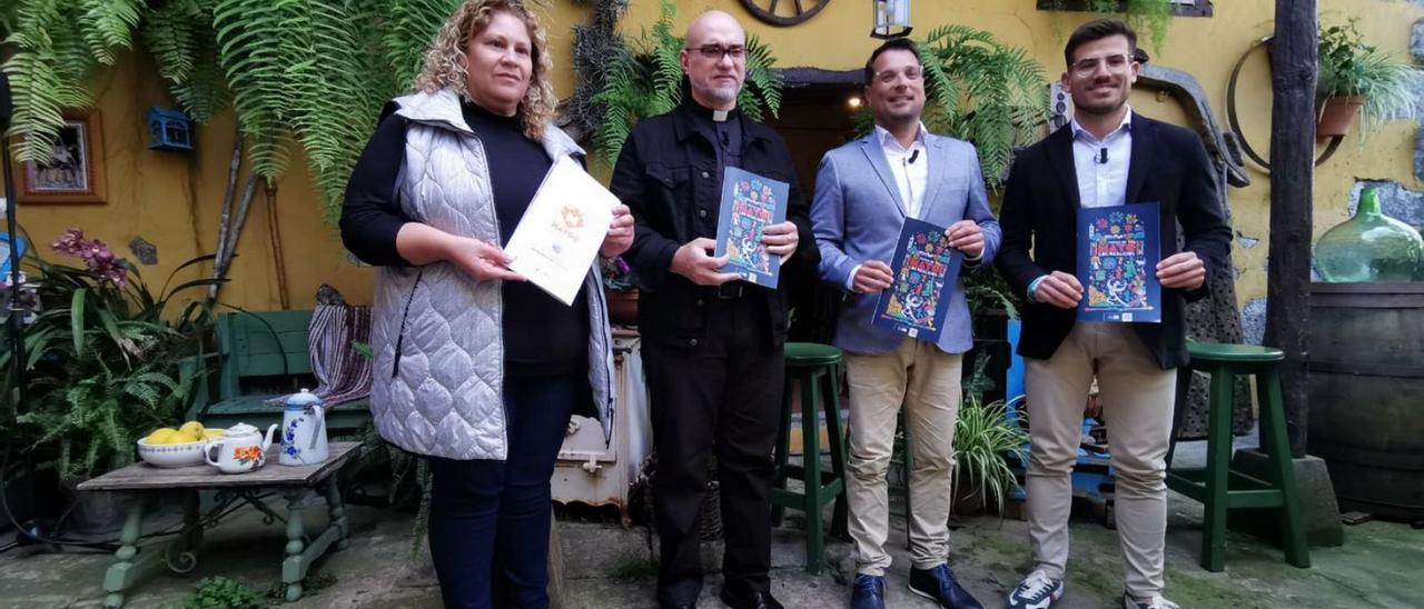 Presentación ayer del programa de actos de las Fiestas de Mayo de Los Realejos.