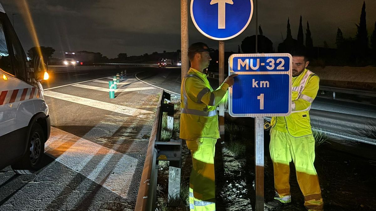 Trabajos en el Arco del Noroeste, este martes por la noche