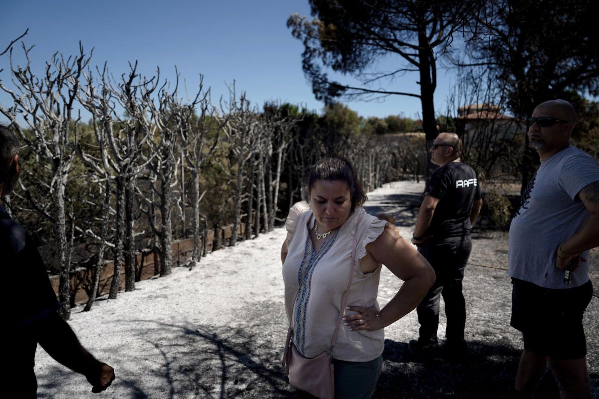 Incendio en la zona de Méntrida.