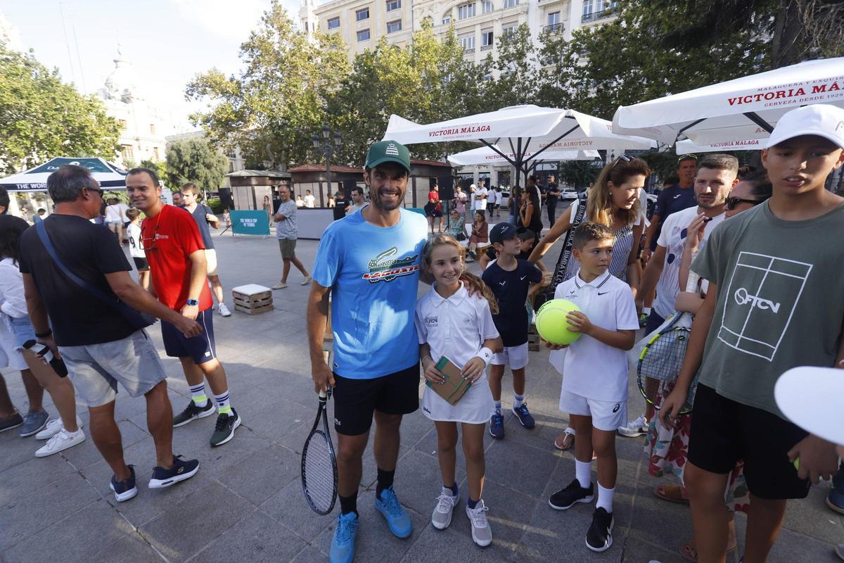 Fiesta del tenis en València por la Copa Davis