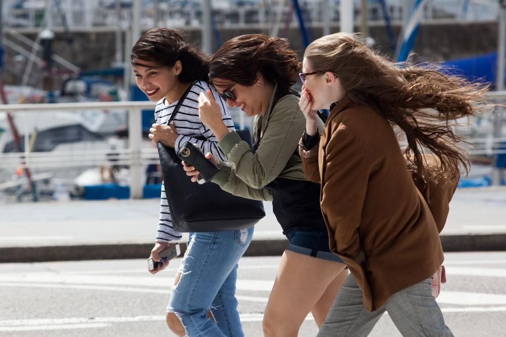 Viento en Gijón