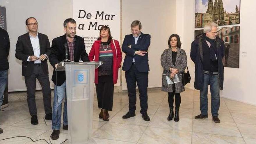 Inauguración de la exposición, el pasado 28 de diciembre.