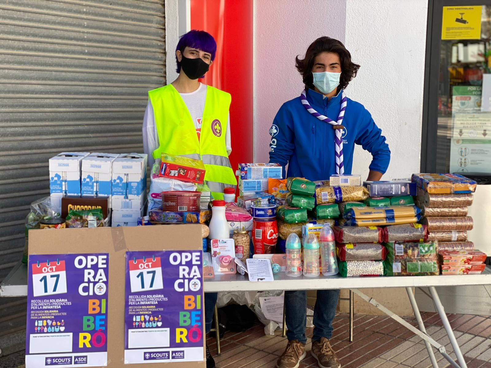 Los Scouts de El Campello recogen más de 1.500 kilos de alimentos infantiles para Cáritas