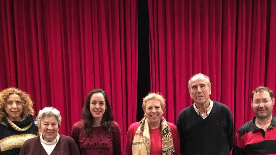 Participantes en la charla de ayer.