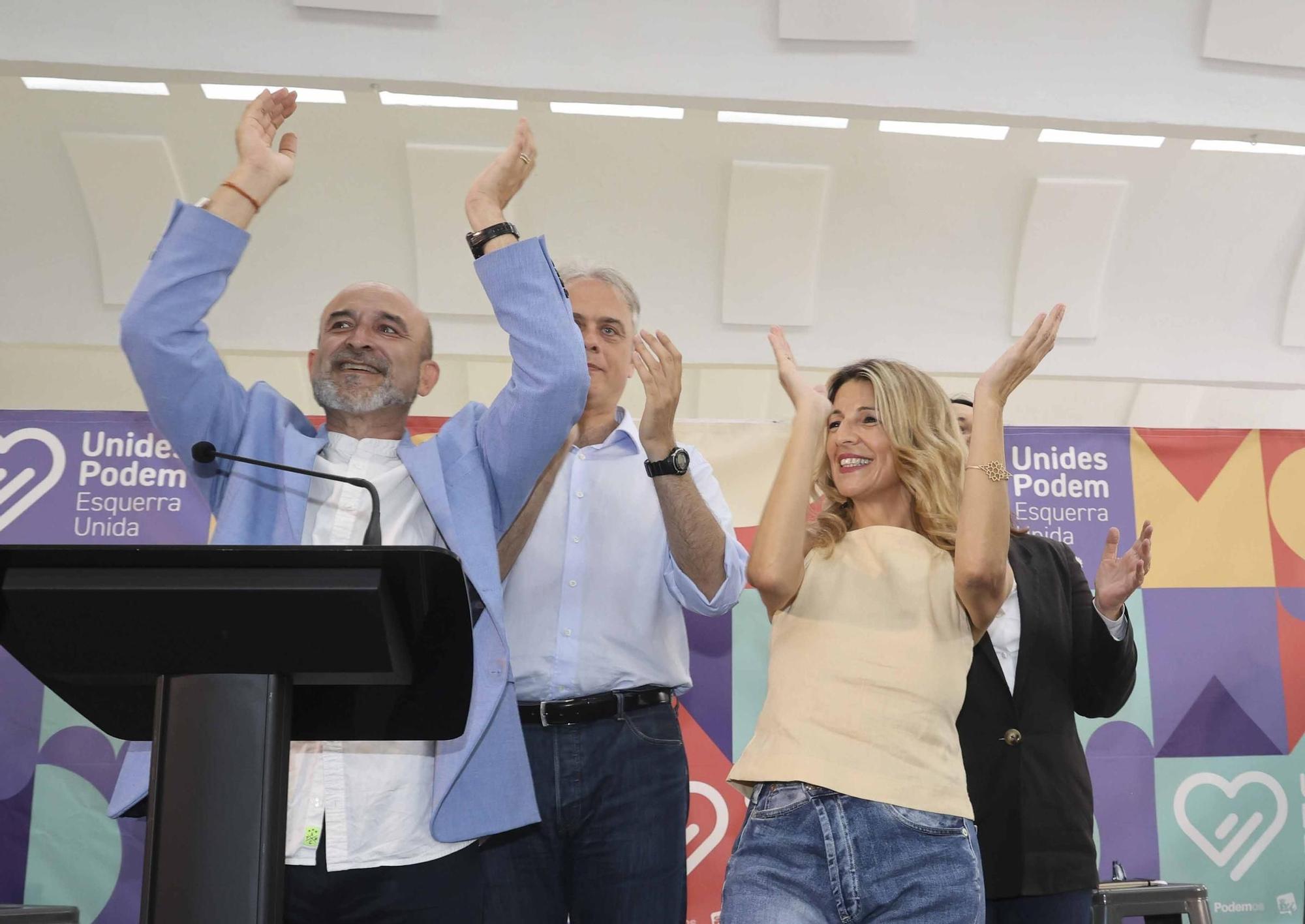 Yolanda Díaz hace campaña por Unides Podemos en Alicante