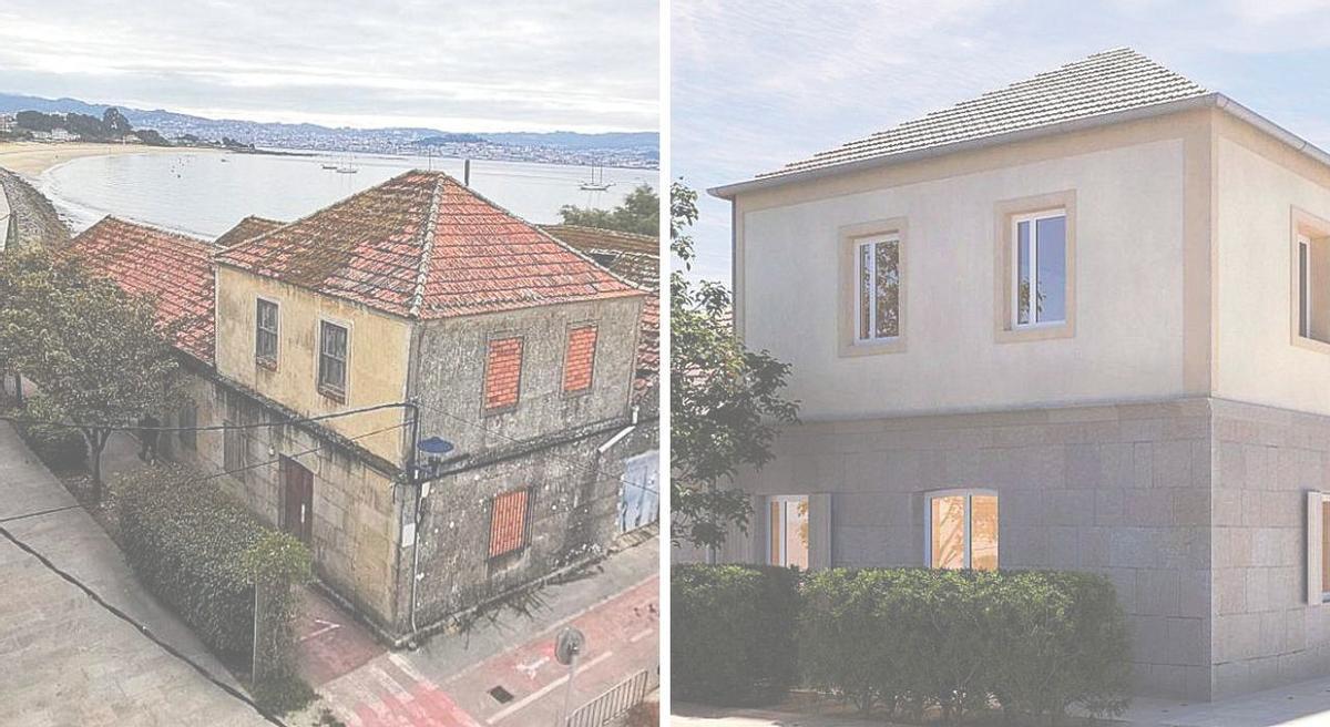 El antes y el después del aspecto exterior de las naves de Ojea