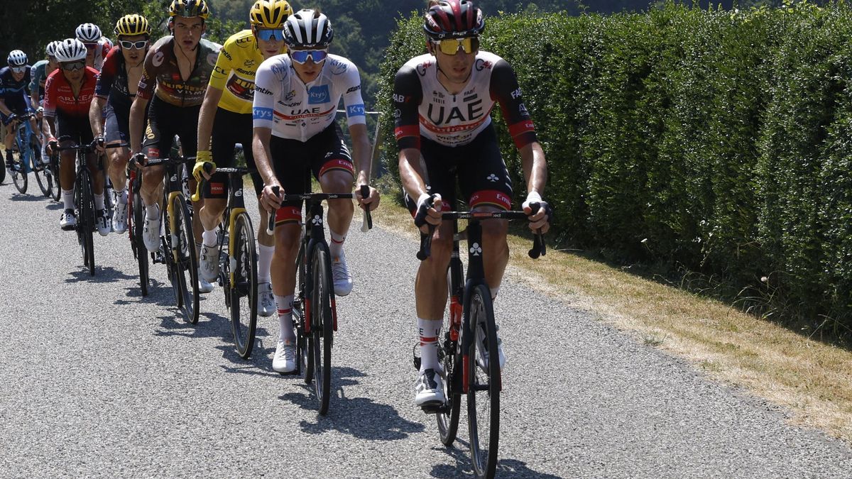 Un momento de la etapa del Tour de Francia que en 2022 partió de Lourdes.