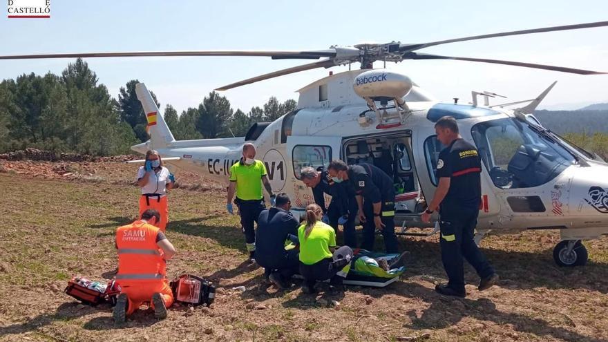 Un senderista de 30 años cae desde 20 metros en Castellón