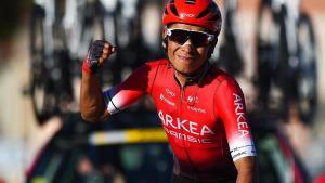 Nairo Quintana, con el uniforme de su último equipo, el Arkéa francés.