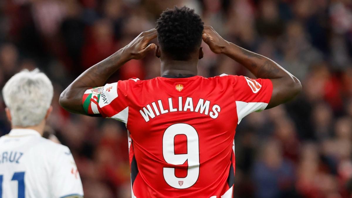 Iñaki Williams con la camiseta del Athletic Club