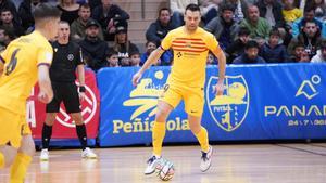 Sergio Lozano, en el partido de Copa del Rey contra el Peñíscola