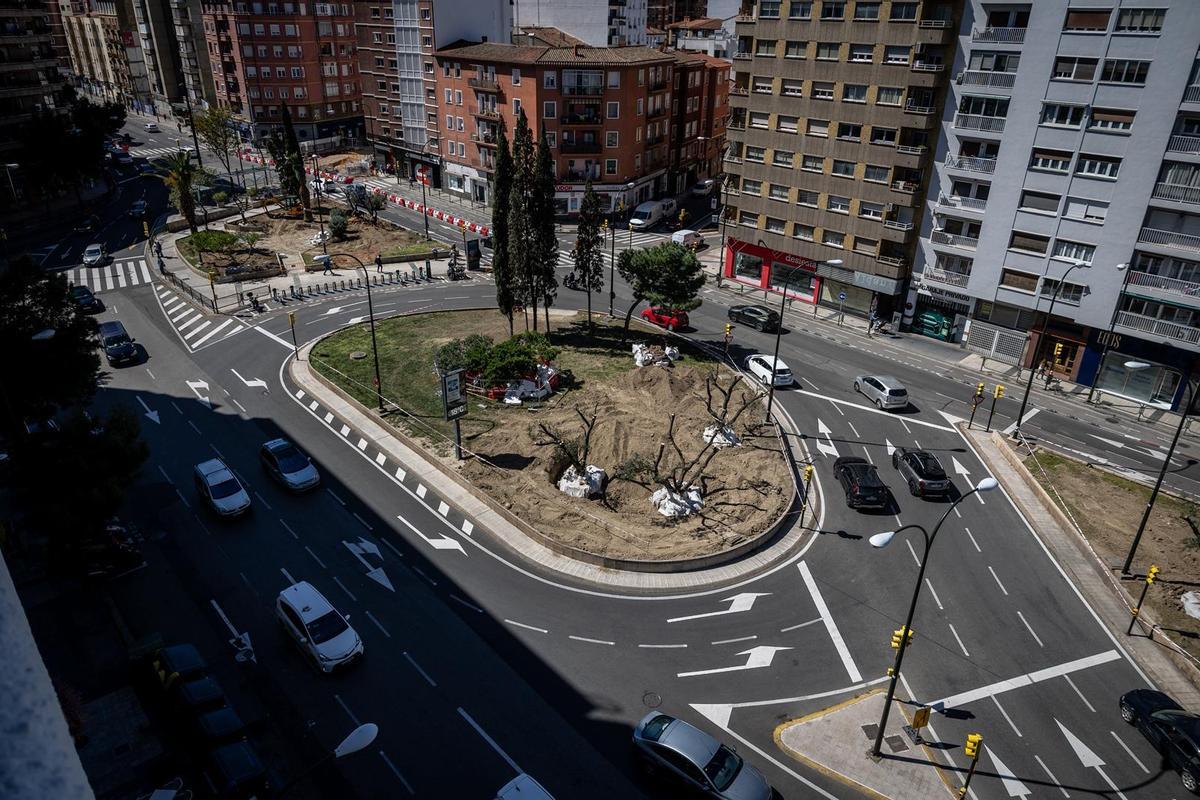 Las obras del Portillo alcanzan ya la glorieta de los Zagríes.