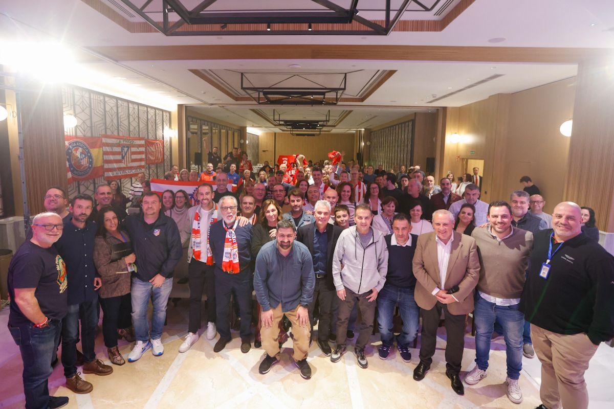 Córdoba acoge a las peñas del Atlético de Madrid