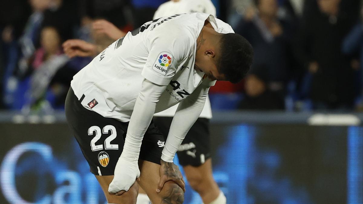 Marcos André, tras la derrota frente al Getafe