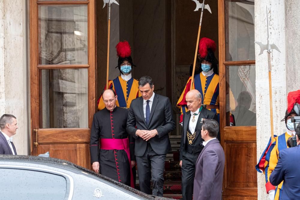 Visita de Pedro Sánchez al Vaticano