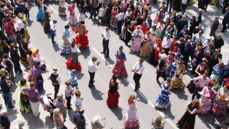 Bailes flamencos en la II Feria de Sevillanas