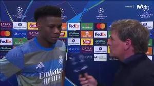 Tchouameni, sobre su tarjeta amarilla: No lo entiendo