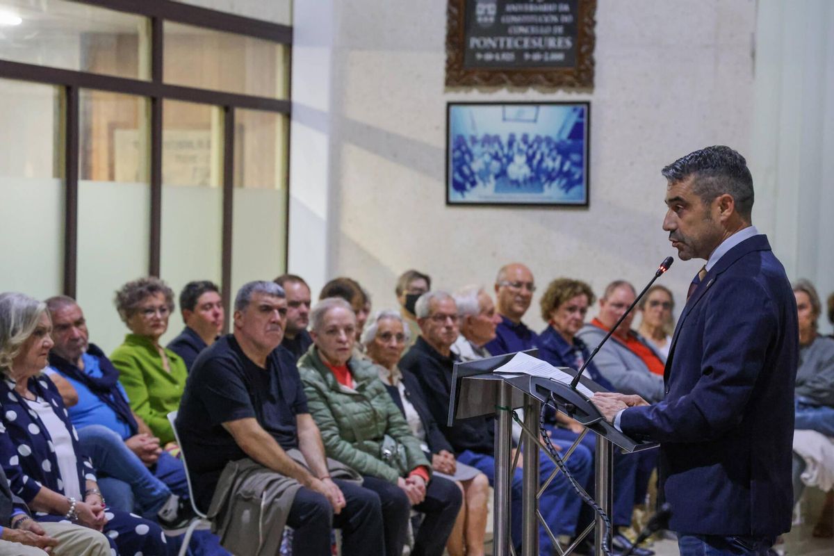 La intevención del exalcalde Juan Manuel Vidal Seage.