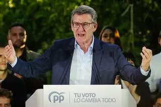 Feijóo llama a dejar el voto socialista que apuntala el "gobierno débil" de Sánchez