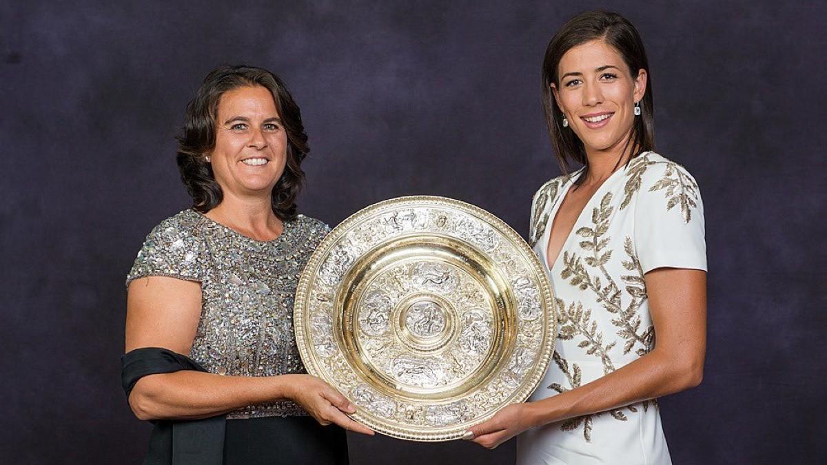 Conchita y Garbiñe, las dos españolas que han ganado Wimbledon