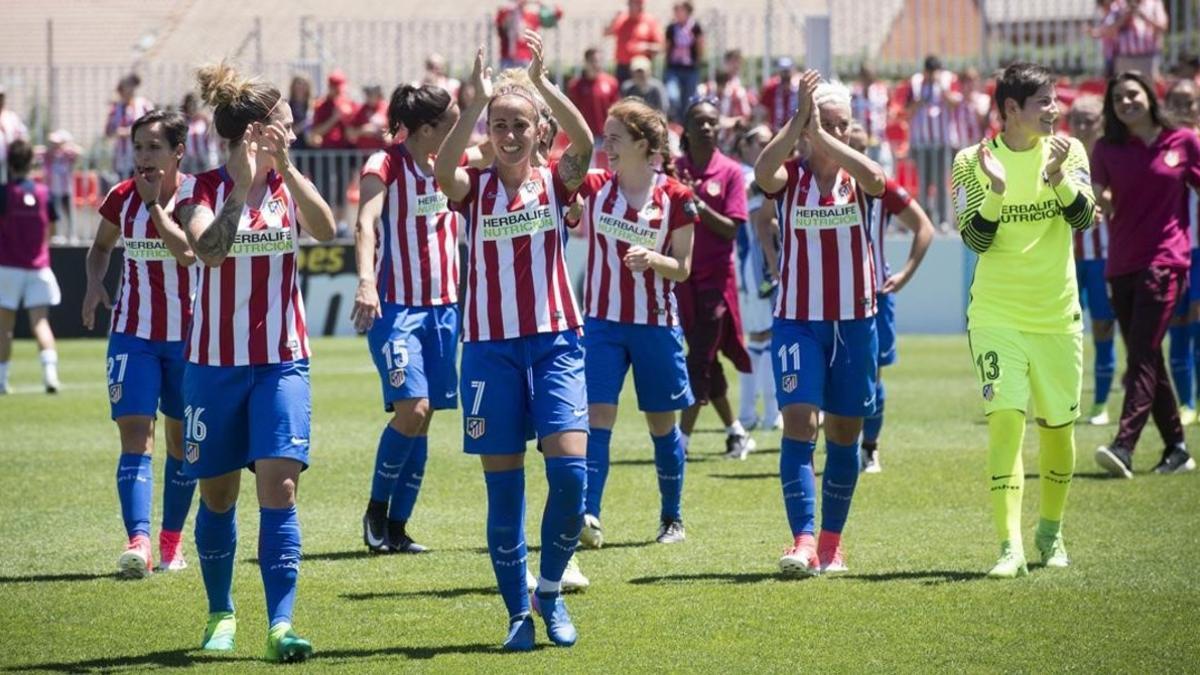 Las chicas del Atlético, protagonistas de La Quiniela de esta semana junto a las del Athletic.