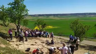 Los escolares del CRA de Moraleja del Vino y la canica vaccea: Viaje en el tiempo al yacimiento del Viso