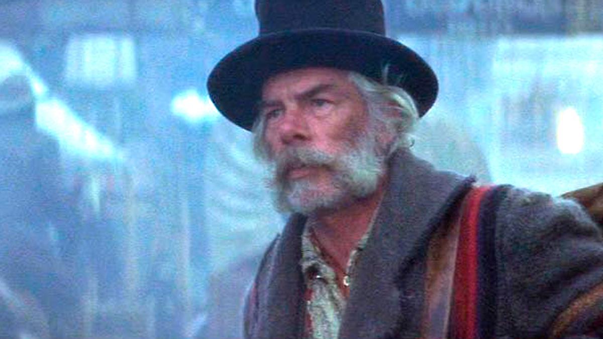 Lee Marvin, en la escena final de «La leyenda de la ciudad sin nombre».