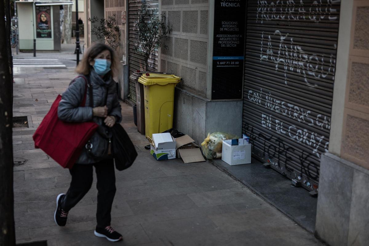 Errores del sistema puerta a puerta de recogida de basuras en Sant Andreu