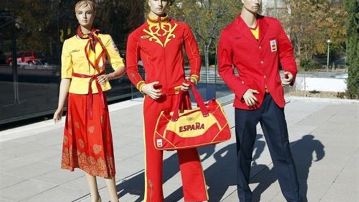 La equipación para el equipo español para los próximos JJOO de Londres.