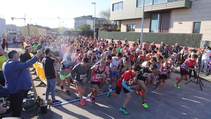 Salida de carrera Costa Ártabra, el año pasado.