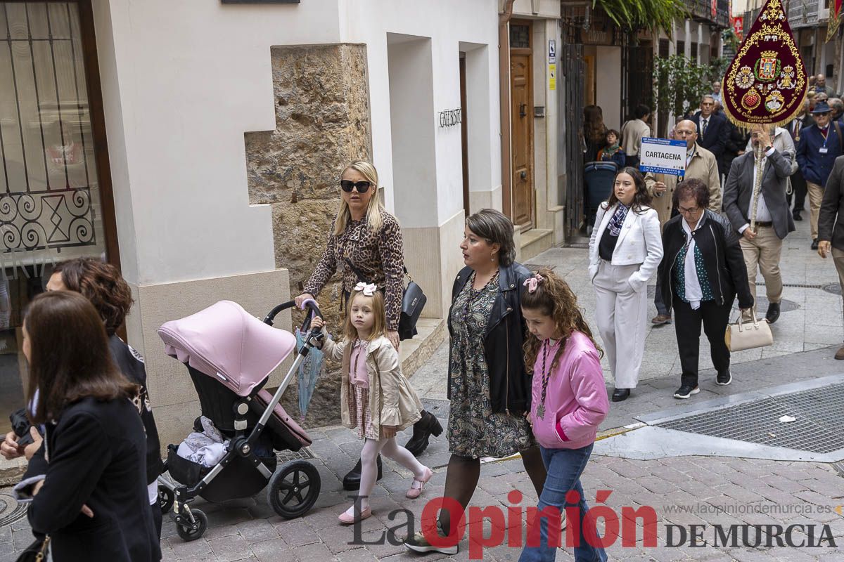 Cofradías y Hermandades de Semana Santa Peregrinan a Caravaca