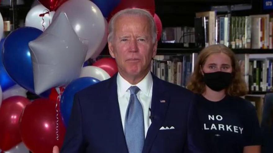 Los demócratas nominan oficialmente a Biden