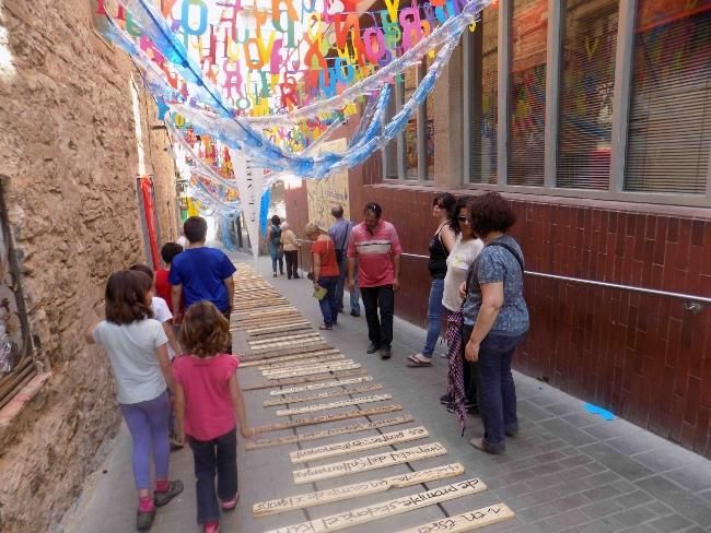 Carrers decorats a les Enramades de Sallent