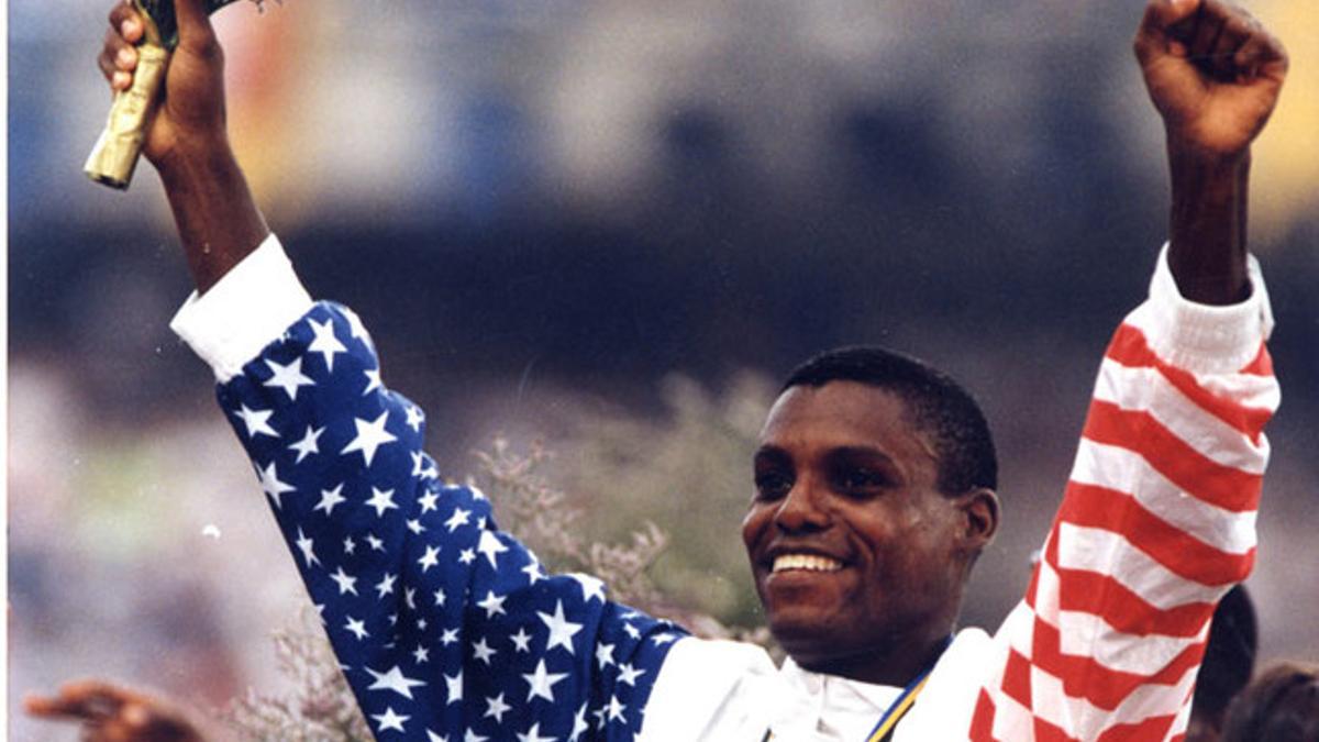 Carl Lewis fue la estrella del atletismo mundial a finales de la década de los ochenta