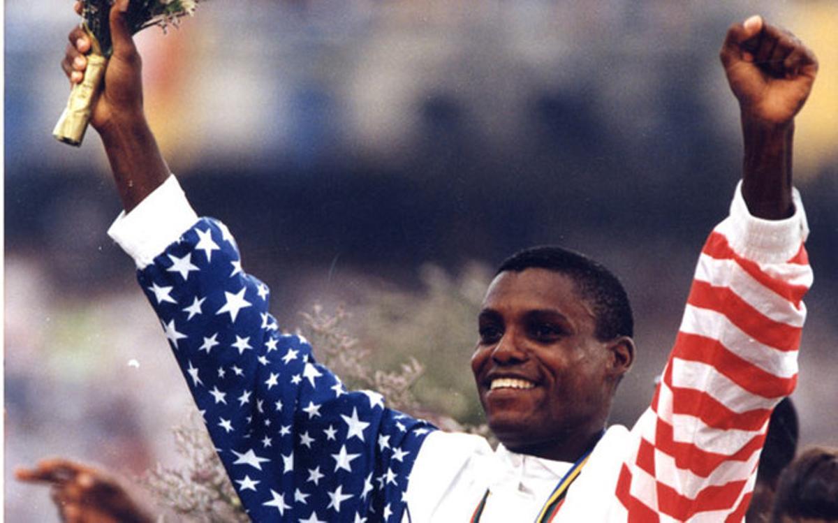 Carl Lewis fue la estrella del atletismo mundial a finales de la década de los ochenta