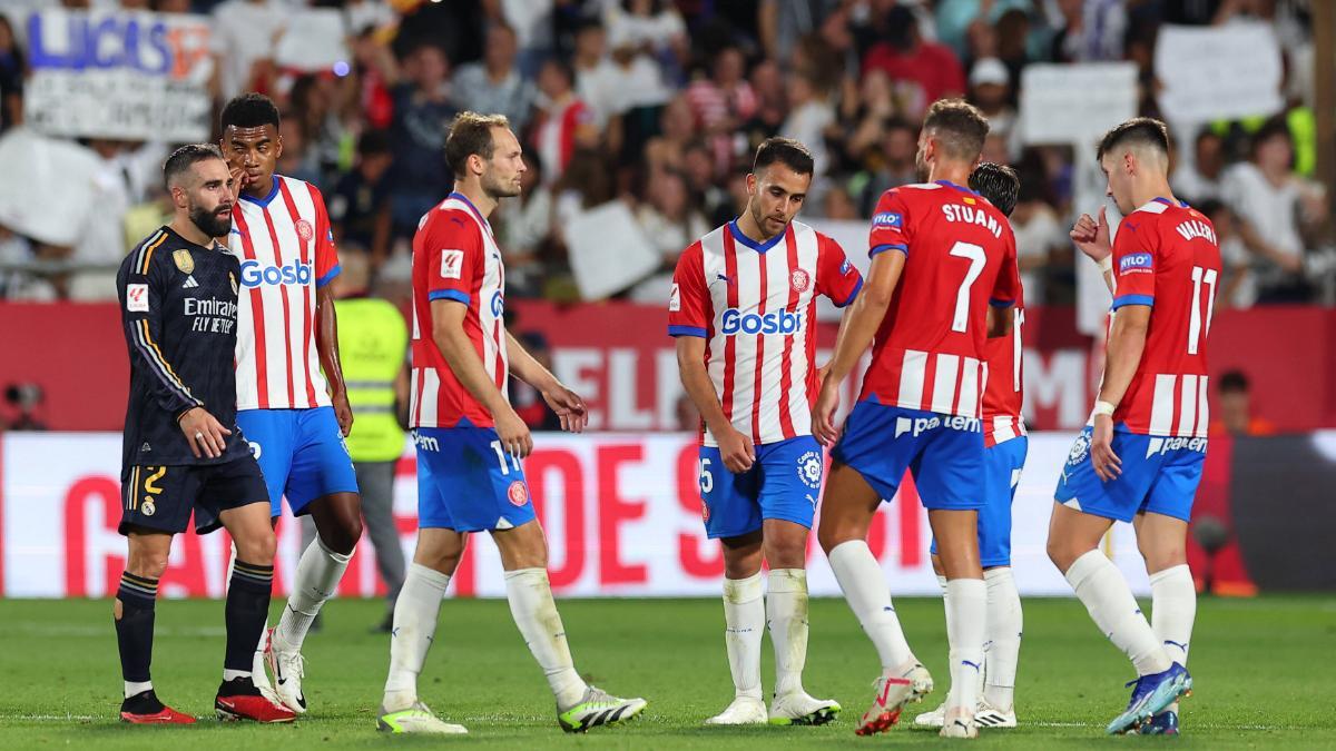El Girona cayó en el primer asalto ante el Madrid esta temporada (3-0)