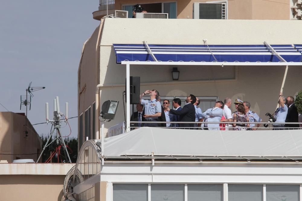 El Rey preside el festival aéreo de la Academia del Aire en Murcia