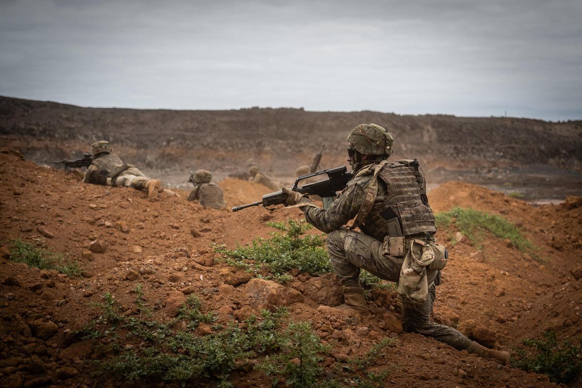 Maniobras militares en Canarias