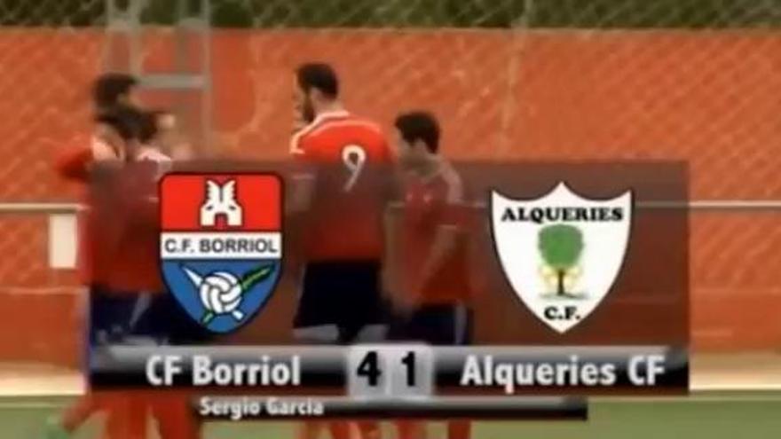 Así fue el golazo de Sergio García con el Borriol