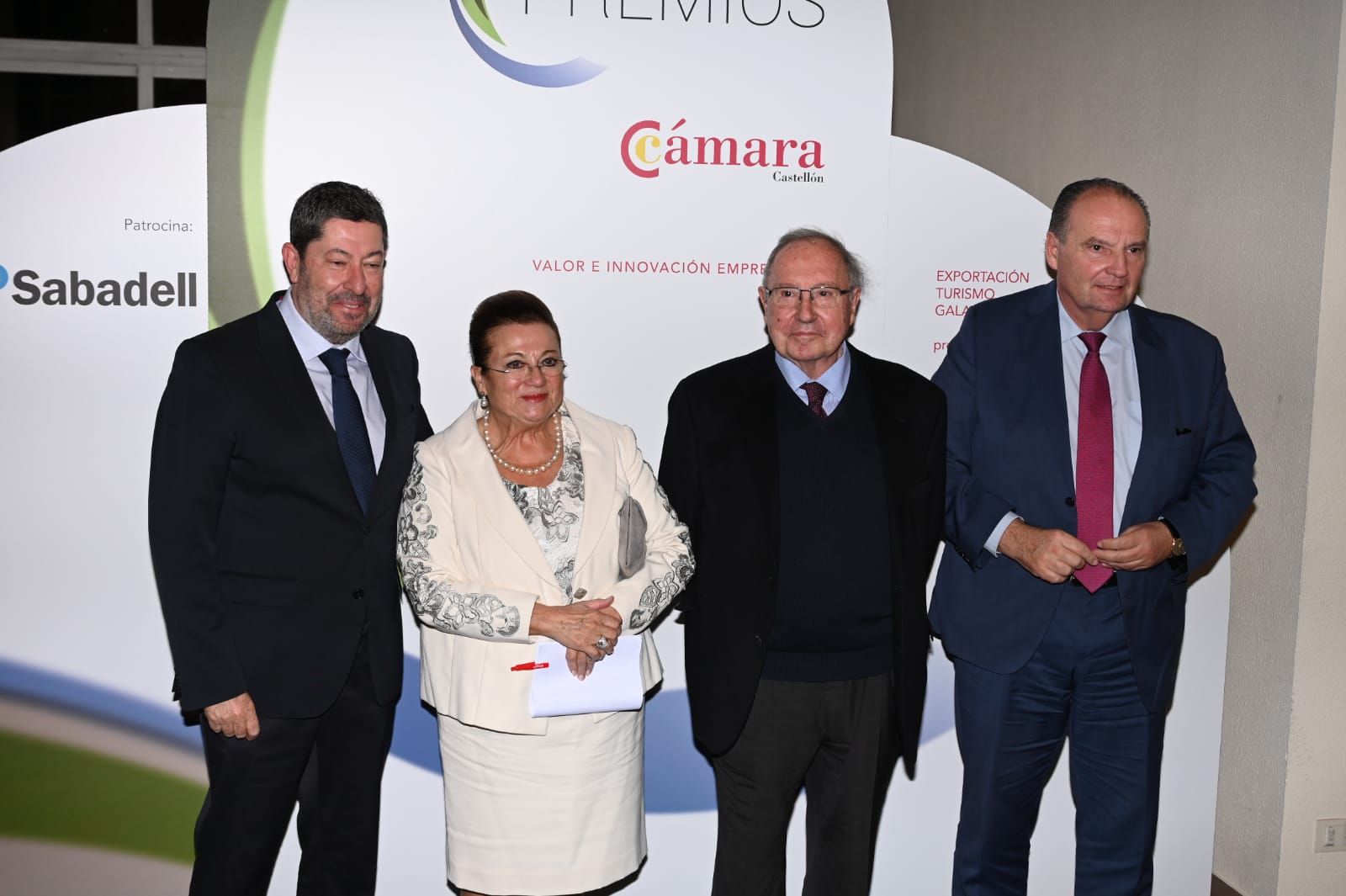 Entrega de premios en el acto de la Cámara de Comercio de Castellón