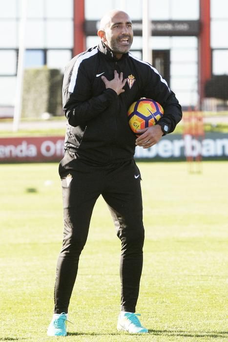 Entrenamiento del Sporting de Gijón