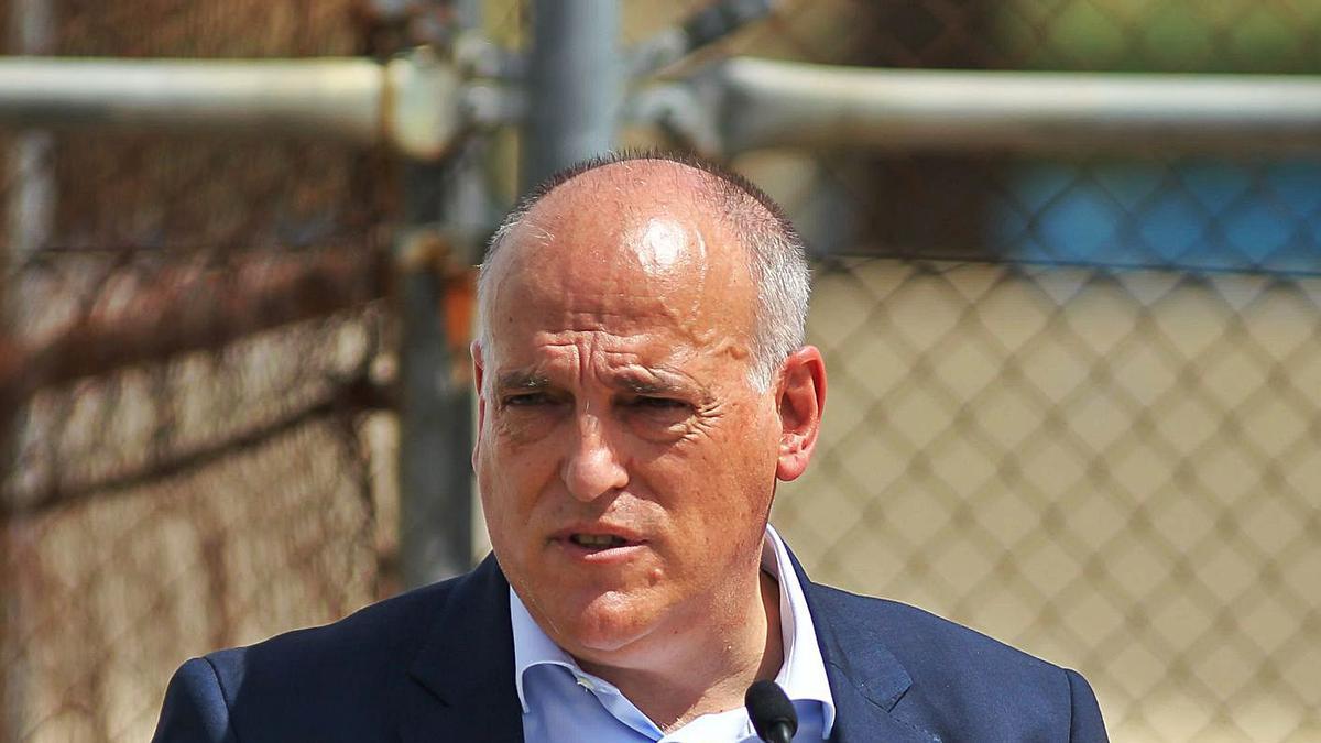 Tebas aspira a un resultado
contundente en la votación de 
la Asamblea General.  EFE