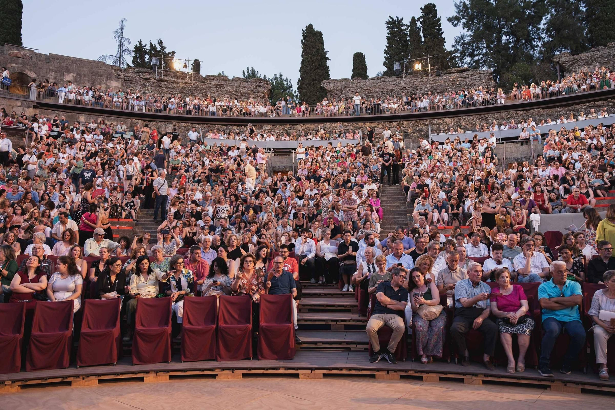 El concierto de Il Volo en el Teatro Romano de Mérida, en imágenes