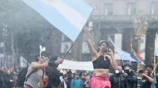 Una masiva protesta contra el Gobierno de Argentina termina con incidentes entre manifestantes y fuerzas de seguridad