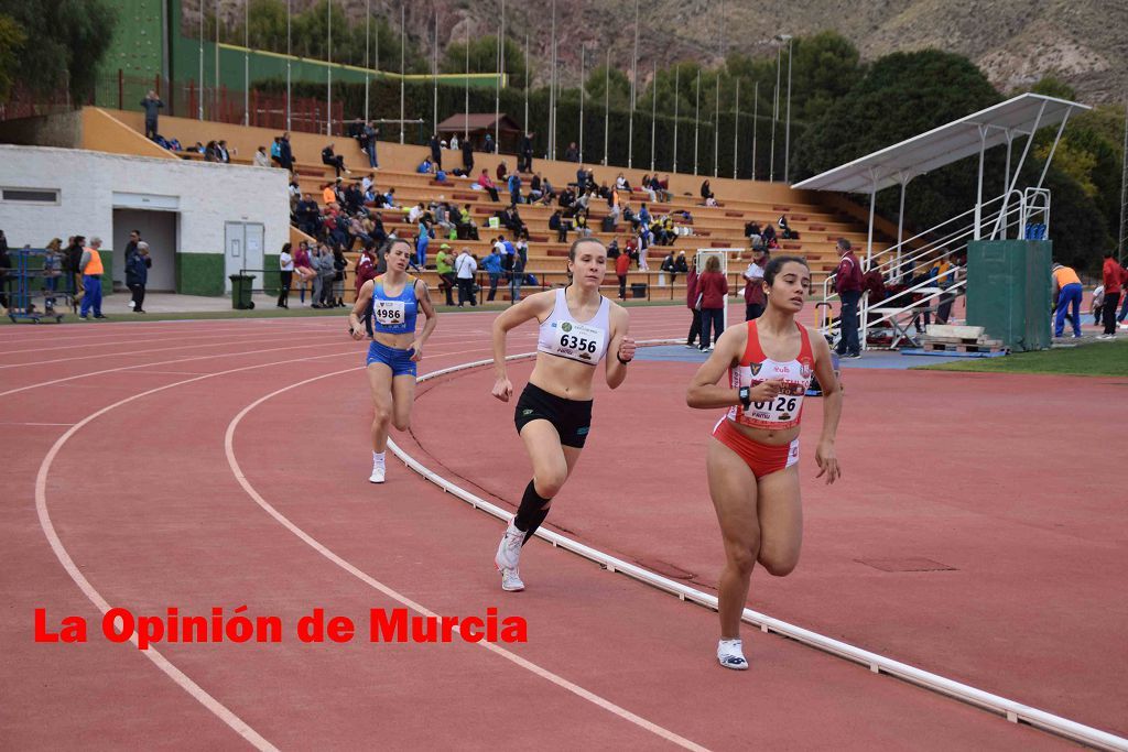 Regional absoluto y sub-23 de atletismo en Lorca