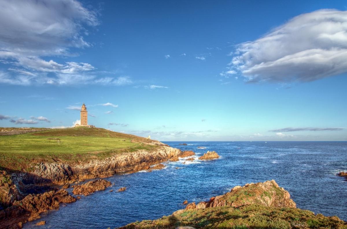 La torre de Hércules en A Coruña